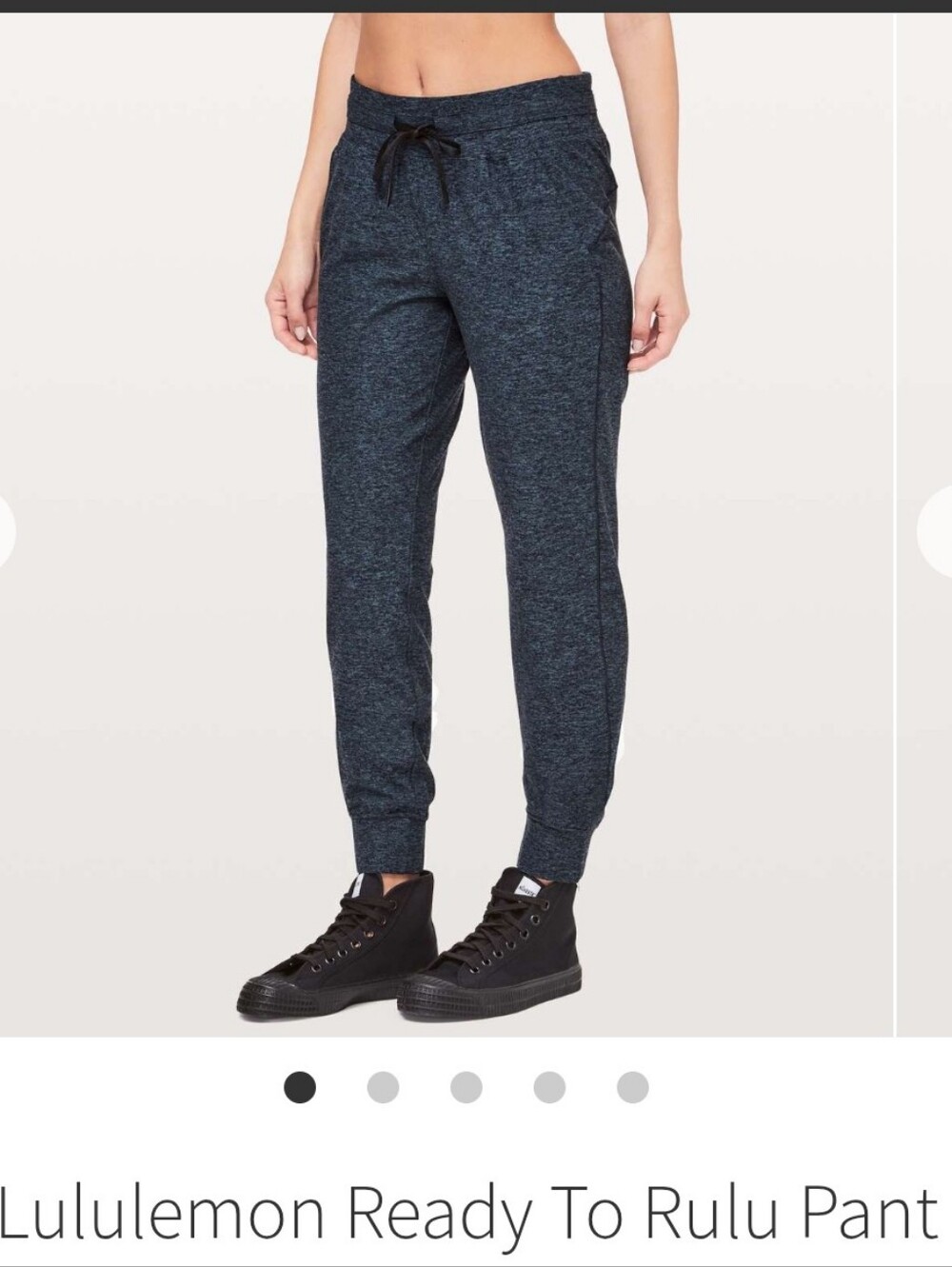 Lululemon Ready To Rulu SweatPants Dark Heather Gray Jogger Size 2